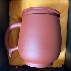 中国茶器　紫砂　保健杯　宜興の画像