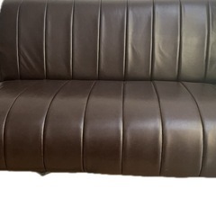 ニトリ　　合成革ソファ　　の画像