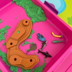 【前橋市直接受け渡し】室内用砂場　お砂場セットの画像