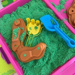 【前橋市直接受け渡し】室内用砂場　お砂場セットの画像