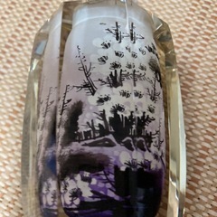 中国骨董品 内画 手描き アート花瓶　鼻煙壺の画像