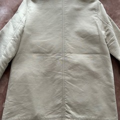 クロコダイルCROCODILEスプリングコート ステインカラーコートトレンチコートアウター冬服秋服春服ベージュ無地サイズM 肩幅約40センチ身幅約49センチ袖丈約53センチ着丈約68センチレディースLADYS女性用婦人ウィメンズwomen’sの画像