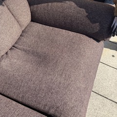 ニトリ 電動ソファ リクライニングソファ　2人掛けの画像