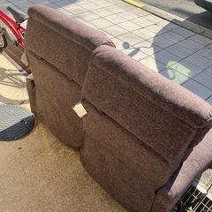 ニトリ 電動ソファ リクライニングソファ　2人掛けの画像