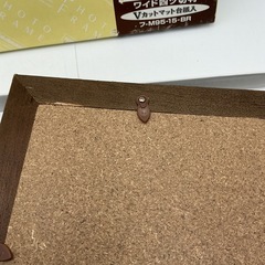 ナカバヤシ　木製写真額縁　ワイド四ツ切判　ブラウン
の画像