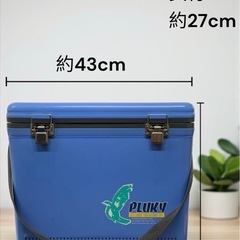 プラッキー PLUKY クーラーボックス アウトドア 釣り用品 24リットル 中古品販売 11Dの画像