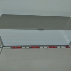 スチールベンチストッカー【町田市再生家具】　252423　鍵なしの画像