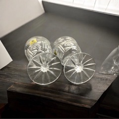 AC ワイングラス AderiaCrystal 24%pbO ペア グラス 自宅保管品 中古品販売 11Dの画像