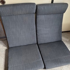 ikea poäng ポエング パーソナルチェア&オットマン  2セットの画像