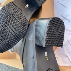 ロングブーツ黒の画像