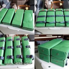 ① ISAMI MARTIAL ARTS WORLD イサミ キックミット 5点セット グリーン 空手 キックボクシング 格闘技 トレーニング 札幌市 新道東店の画像