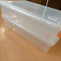 （受渡し者決定）収納ケース2個セットの画像