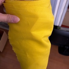 生地　落ち着いた黄色　少し厚めの画像