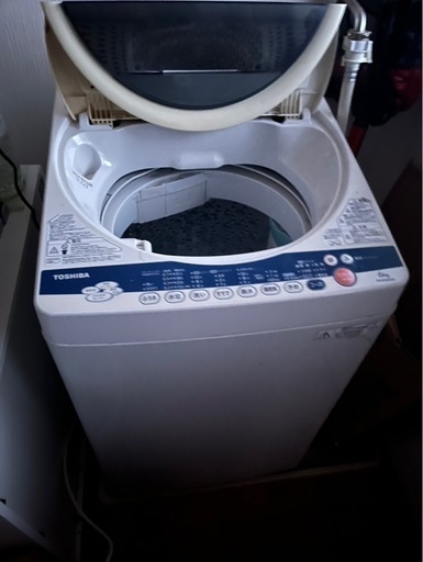 洗濯機  6kg 2012年式