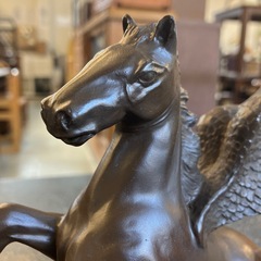 サ2511-325 ペガサス ブロンズ風 小物入れ インテリア 置物 キズ汚れ有り の画像