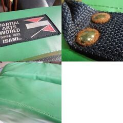 ② ISAMI MARTIAL ARTS WORLD イサミ キックミット 2点セット グリーン 空手 キックボクシング 格闘技 トレーニング 札幌市 新道東店の画像