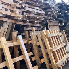 井桁・パレット・木・木材の画像