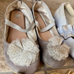 中古子供靴　フォーマル　サンダル　17〜19センチの画像