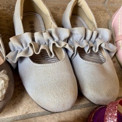中古子供靴　フォーマル　サンダル　17〜19センチの画像