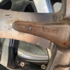 WORK SCHWERT17インチ　軽自動車　コンパクトカー　4穴　タイヤ　165/40/17 残り山あり　ハブ径58の画像