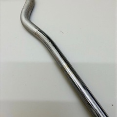 バーベル EZバー Wバー シャフト 約115cm バーベルシャフト トレーニング器具 自宅保管品 中古品販売 11Dの画像