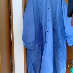 新品　未使用　メンズ　男女兼用　厚手　レインコート　合羽　雨具　の画像