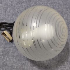 照明器具④　ガラス製　ペンダントライト　レトロの画像