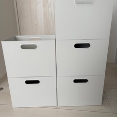 無印良品　ファイルボックス5個セットの画像