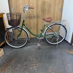 中古車　ママチャリ　24インチ　LEDダイナモライト　美品の画像
