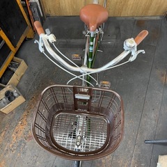 中古車　ママチャリ　24インチ　LEDダイナモライト　美品の画像