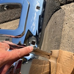 いすゞ　エルフ標準2トン　フロントバンパー　エアダム中古　の画像