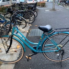 7段ギア付き自転車　美品の画像