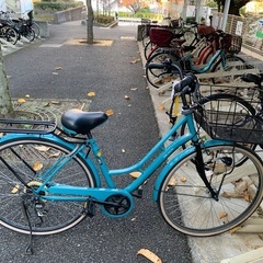 7段ギア付き自転車　美品の画像