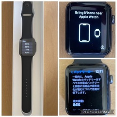 Apple Watch Series 3 GPSモデル 42mm スペースグレイアルミニウムケース ※バッテリー 84%の画像