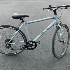🟢【購入半年以内】クロスバイク　６段変速　譲渡証明書ありの画像