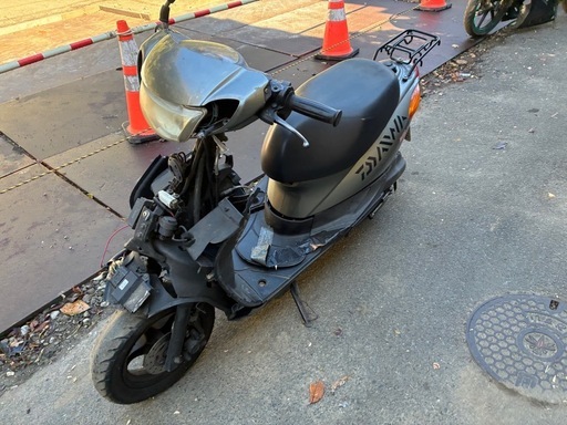 YAMAHA ジョグ　SA36J 事故車