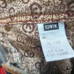 古着/ジーンズ/ジーパン/エドウィン/EDWIN 503/Blue Trip/SIZE30×32/バックポケットにレザー/2007年頃の画像