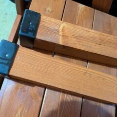 ウッドデッキ　組み立ての画像