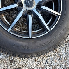 冬タイヤ15インチ★ 205/70R15 ★ PCD114アルミ付きスタッドレス ★ バリ山深溝４本組！★ セレナ ヴォクシー の画像