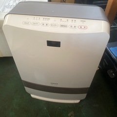 山善　加湿機能付　セラミックファンヒーター DKF-VK12 (W)ホワイトの画像