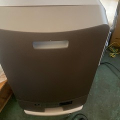 山善　加湿機能付　セラミックファンヒーター DKF-VK12 (W)ホワイトの画像