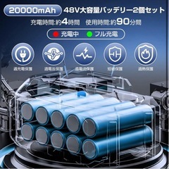 【新品】高圧洗浄機 コードレス 充電式 高圧洗浄機 洗車 大掃除 墓掃除 ベランダの画像