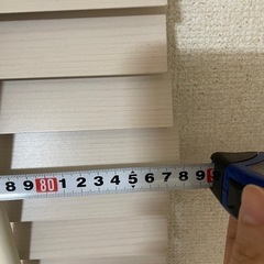 ニトリ　木製ブラインド2枚セットの画像