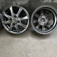 軽自動車のアルミホイールの画像