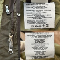 ナパピリNAPAPIJRIモッズコート マウンテンパーカー cort アウター 冬服 秋服 紳士服 ジャンパー ジャンバー ジャケット ベストカーキグリーンメンズmen’s男性用サイズSの画像