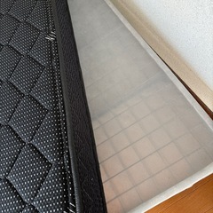 セミダブルベッド　GOKUMIN マットレス　ベッドフレーム付きの画像