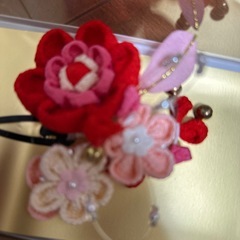 七五三用髪飾りの画像