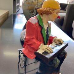 【リユースのサカイ広島石内店】ジモティ割！！ピエロのオブジェ/クリ-ニング済み/HG-7971/広島市　雑貨　佐伯区　雑貨　南区　雑貨　西区　雑貨　東区　雑貨　中区　雑貨　安佐南区　雑貨　安佐北区　雑貨　安芸郡　雑貨　　海田町　雑貨の画像