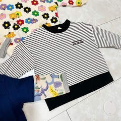 【新品】ベビー キッズ バースデイ　ロンT 4枚セット まとめ売り90cm の画像