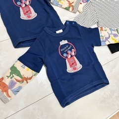 【新品】ベビー キッズ バースデイ　ロンT 4枚セット まとめ売り90cm の画像